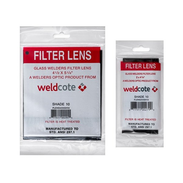 Weldcote Lens Filter Lens 2 X 4 1/4 Shade 6 FLENS2X4SH6